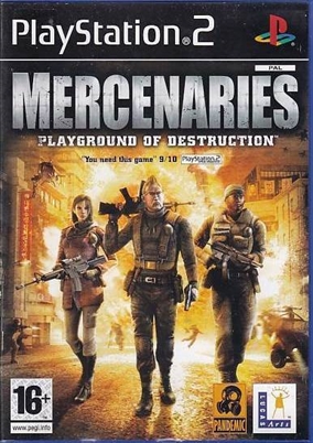 Mercenaries Playground of Destruction - PS2 (Genbrug)